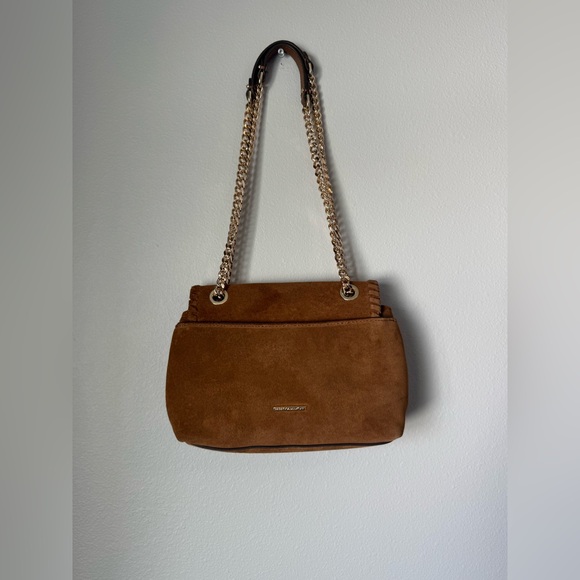 Rebecca Minkoff Brown Suede Chain Bag - Picture 5 of 8